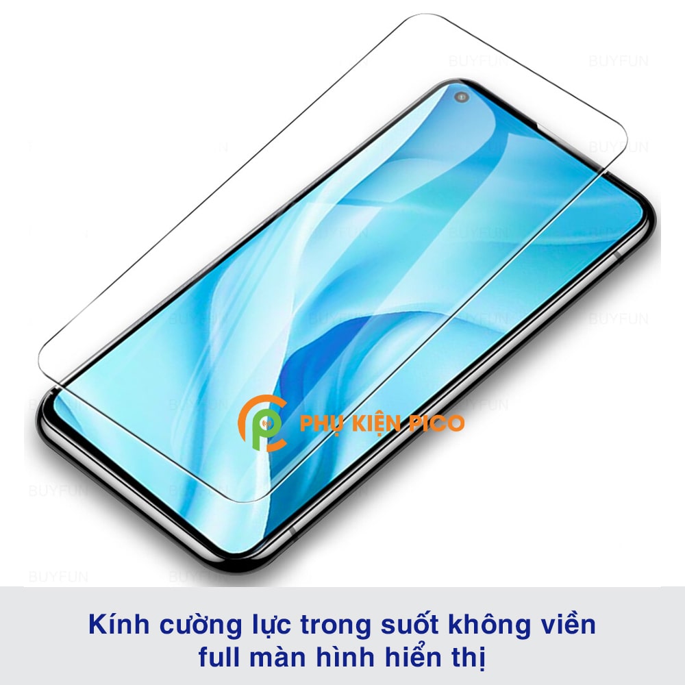 Cường lực Xiaomi Mi 11 Lite full màn hình chính hãng Gor dùng chung với mọi loại ốp lưng