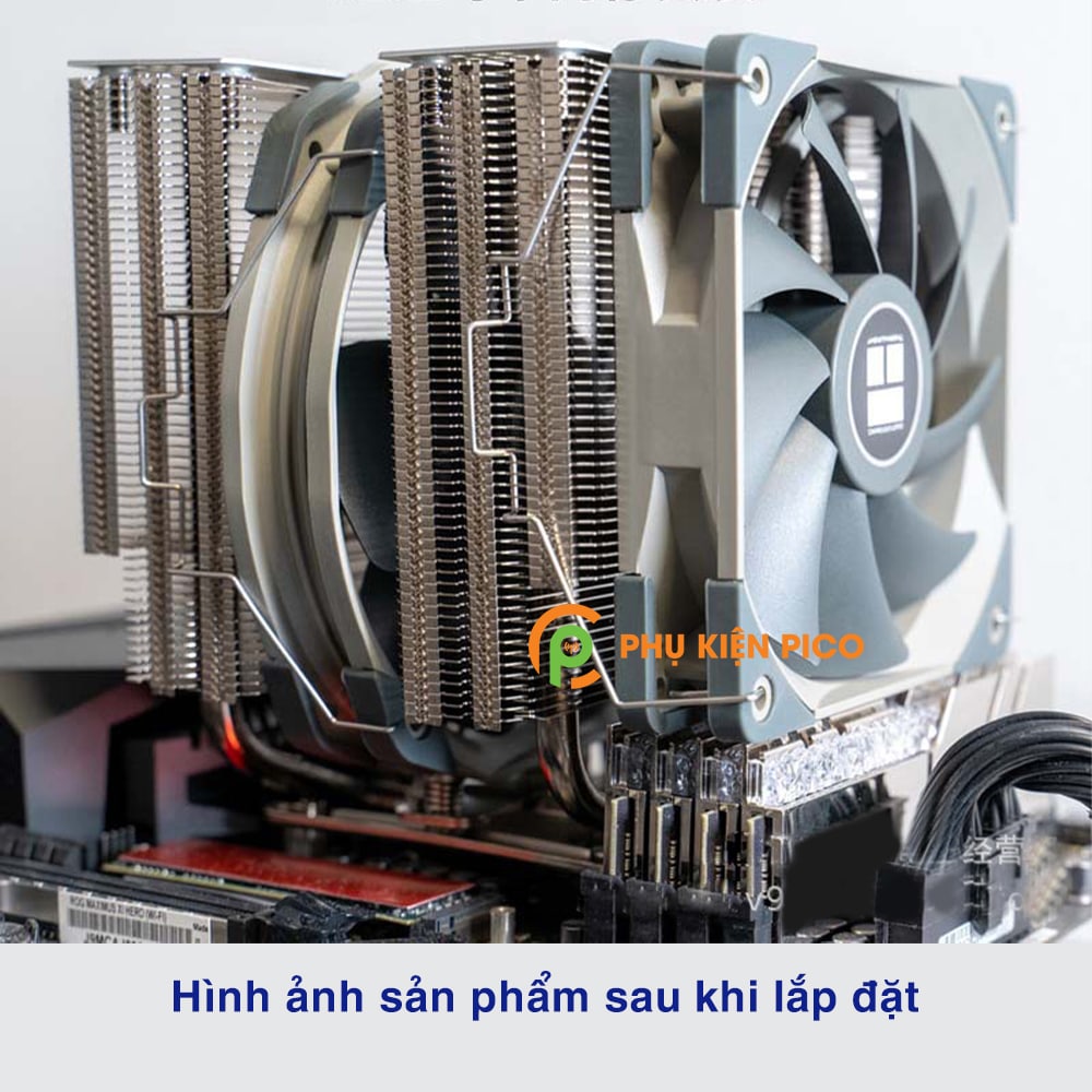 Quạt tản nhiệt CPU chính hãng Thermalright Frost Spirit FS140 4 ống mạ Nickel, tản tháp 2 quạt