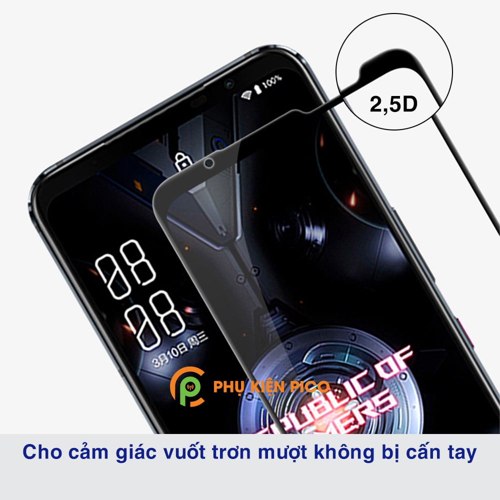 Cường lực Rog Phone 5 full màn hình viền siêu mỏng chính hãng Nillkin Amazing CP+ Pro