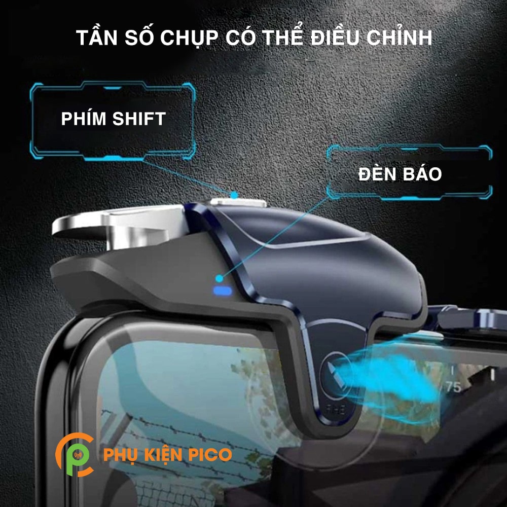 Nút Bắn PUBG Mobile Memo AK02 AUTO TAP 30 Nhịp/giây