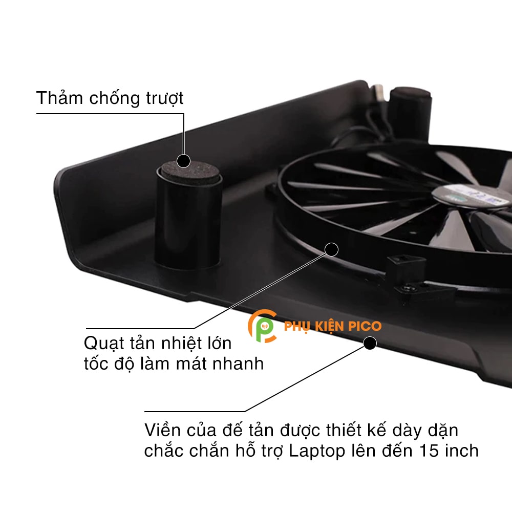 Đế tản nhiệt laptop, máy tính bảng chính hãng Cooler Master Notepal CMC3