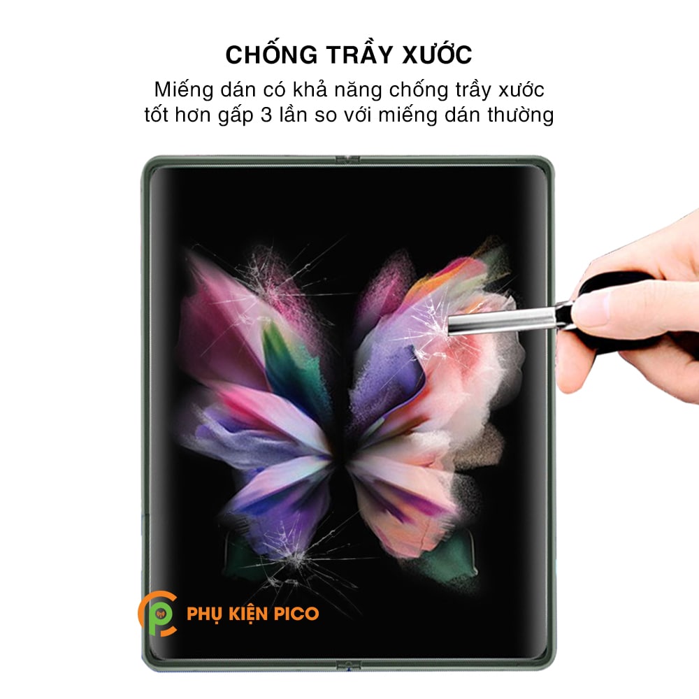 Dán màn hình Samsung Galaxy Z Fold 3 full màn hình chính dẻo trong suốt