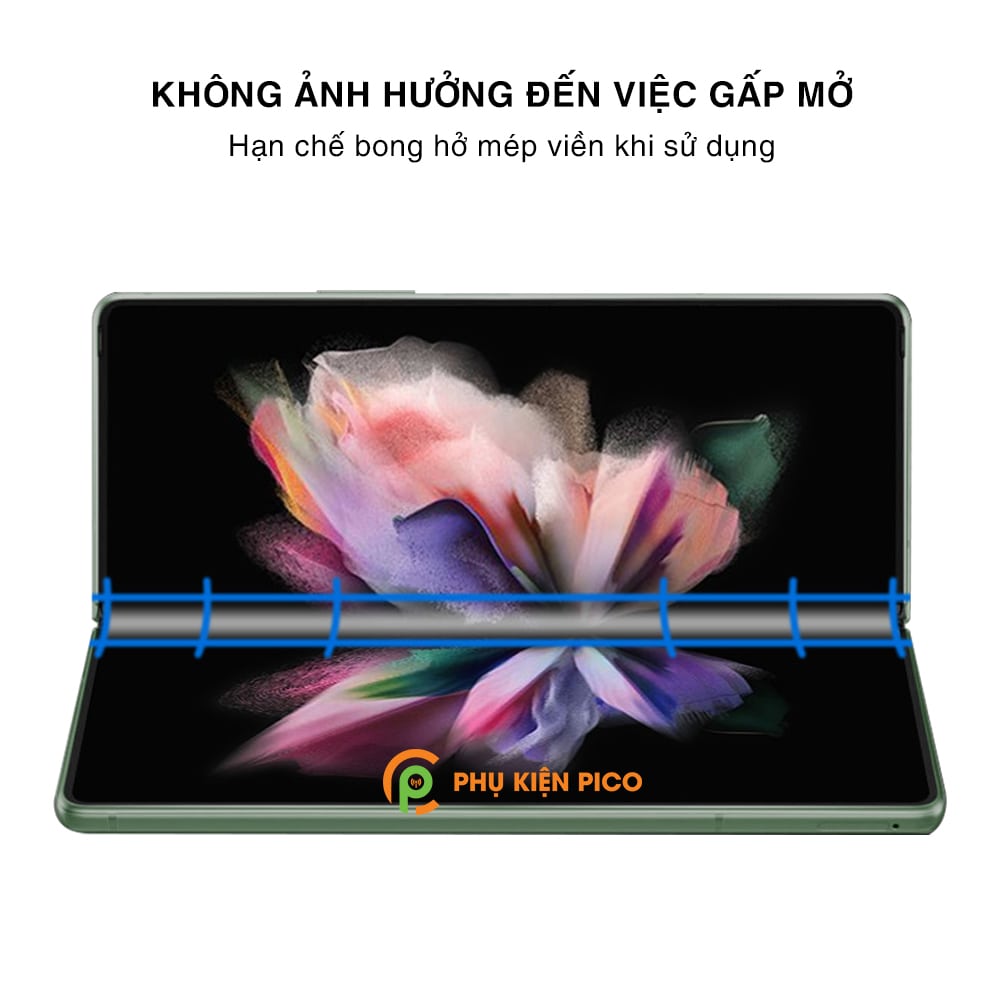 Dán màn hình Samsung Galaxy Z Fold 3 full màn hình chính dẻo trong suốt