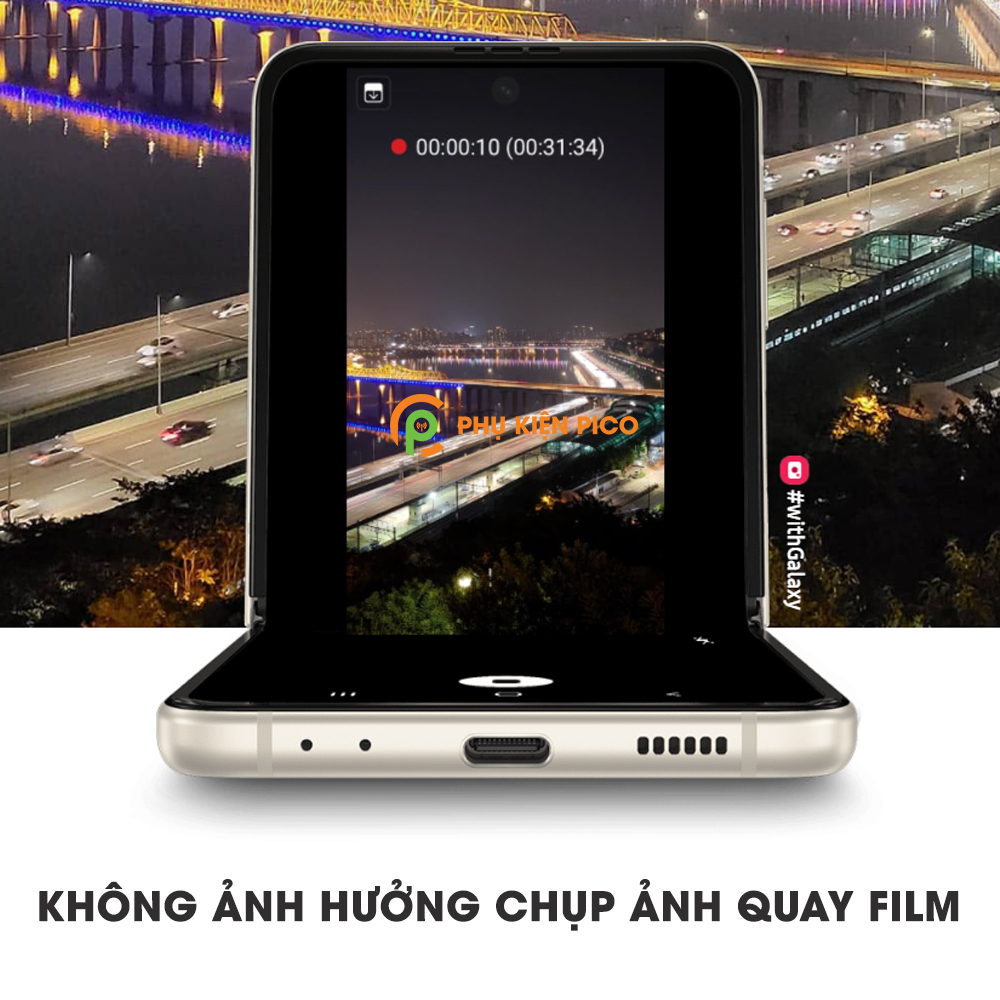 Cường lực camera Samsung Galaxy Z Flip 3 5G trong suốt độ cứng 9H