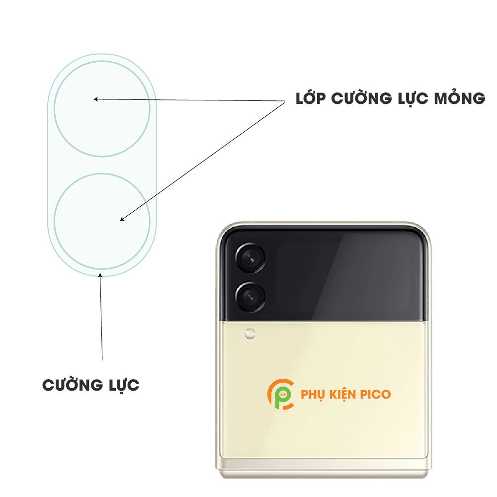 Cường lực camera Samsung Galaxy Z Flip 3 5G trong suốt độ cứng 9H