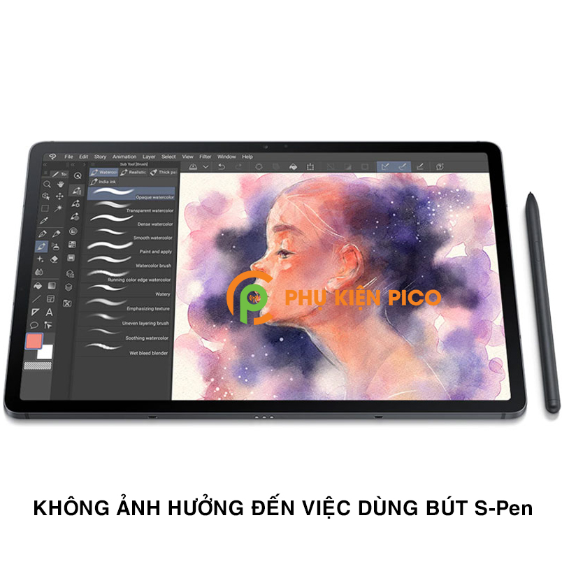Kính cường lực Samsung Galaxy Tab S7 FE full màn hình chính hãng Gor