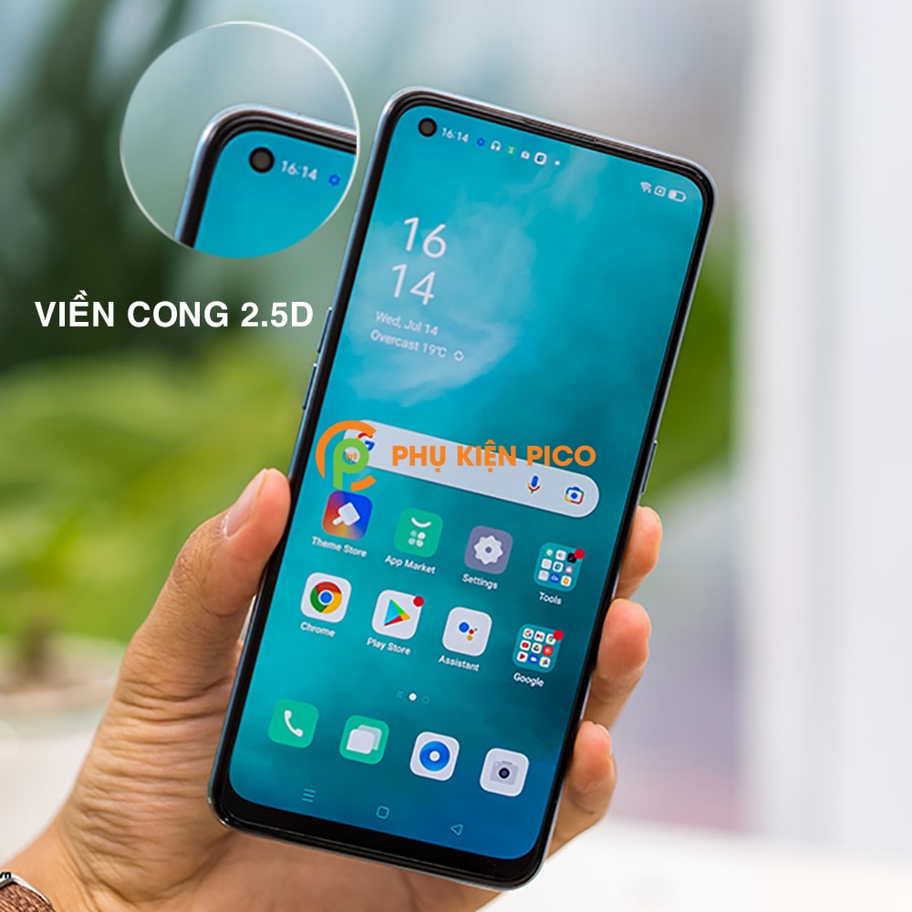 Kính cường lực Oppo Reno6 Z 5G full màn hình chính hãng Gor độ cứng 9H