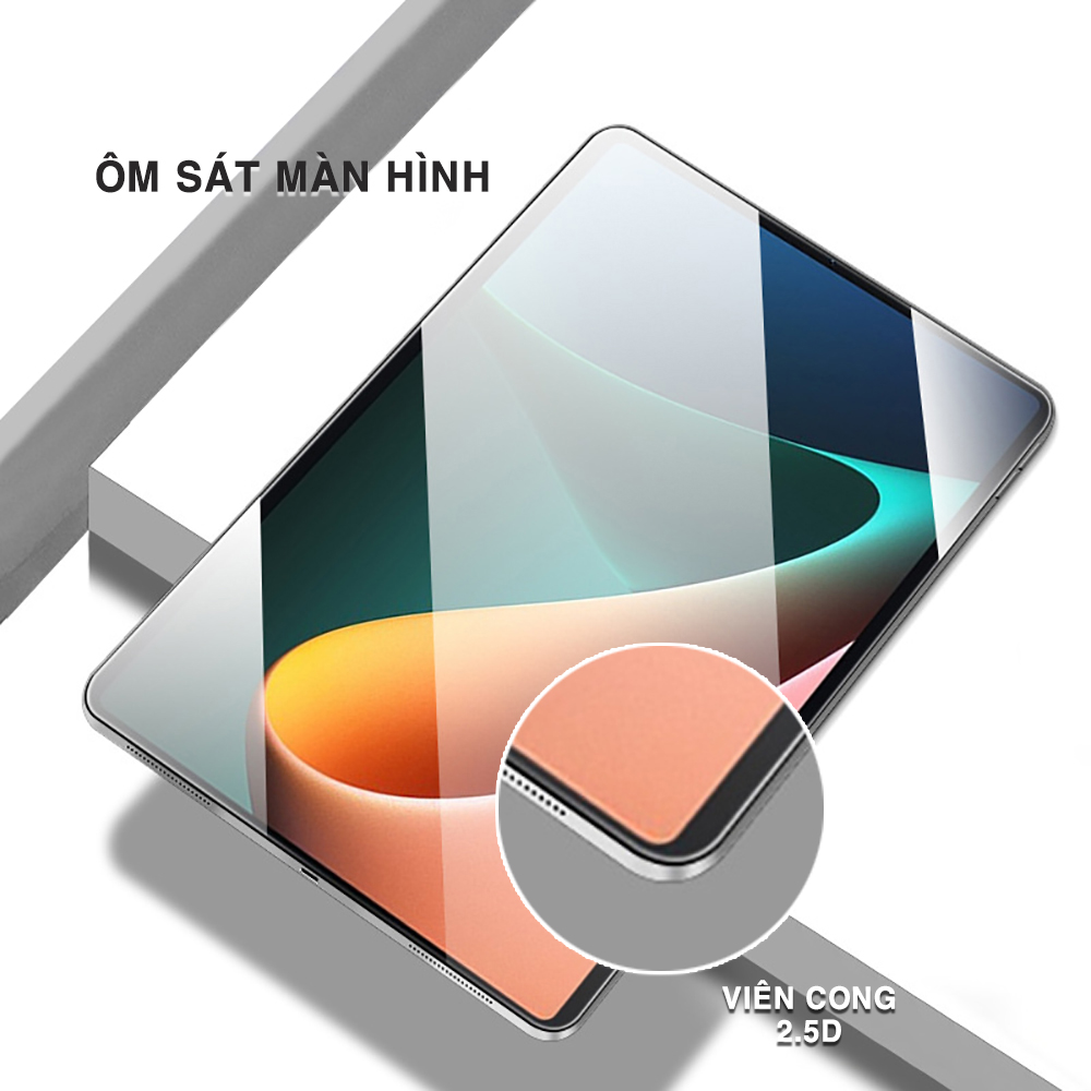 Kính cường lực Xiaomi Mi Pad 5 Pro full màn hình trong suốt độ cứng 9H