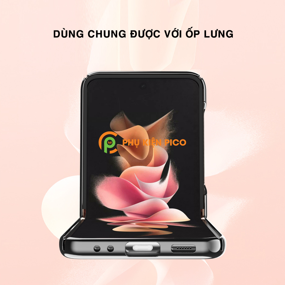 Dán mặt lưng và bản lề Samsung Galaxy Z Flip 3 5G PPF cao cấp dẻo trong suốt