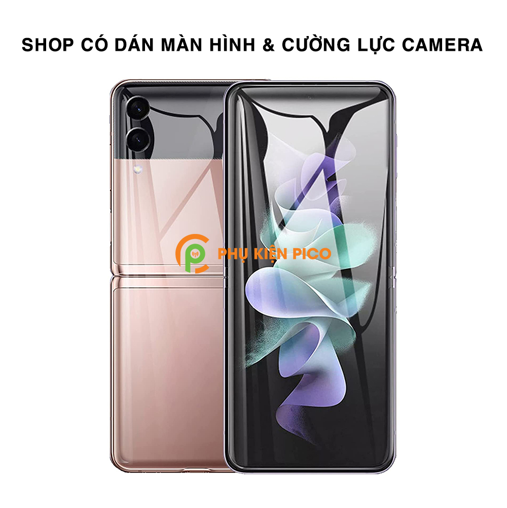 Dán mặt lưng và bản lề Samsung Galaxy Z Flip 3 5G PPF cao cấp dẻo trong suốt