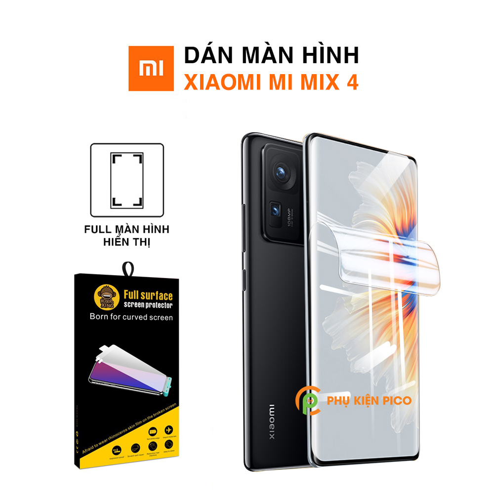 Dán màn hình Xiaomi Mi Mix 4 full màn hình trong suốt chính hãng Moxiao Xing