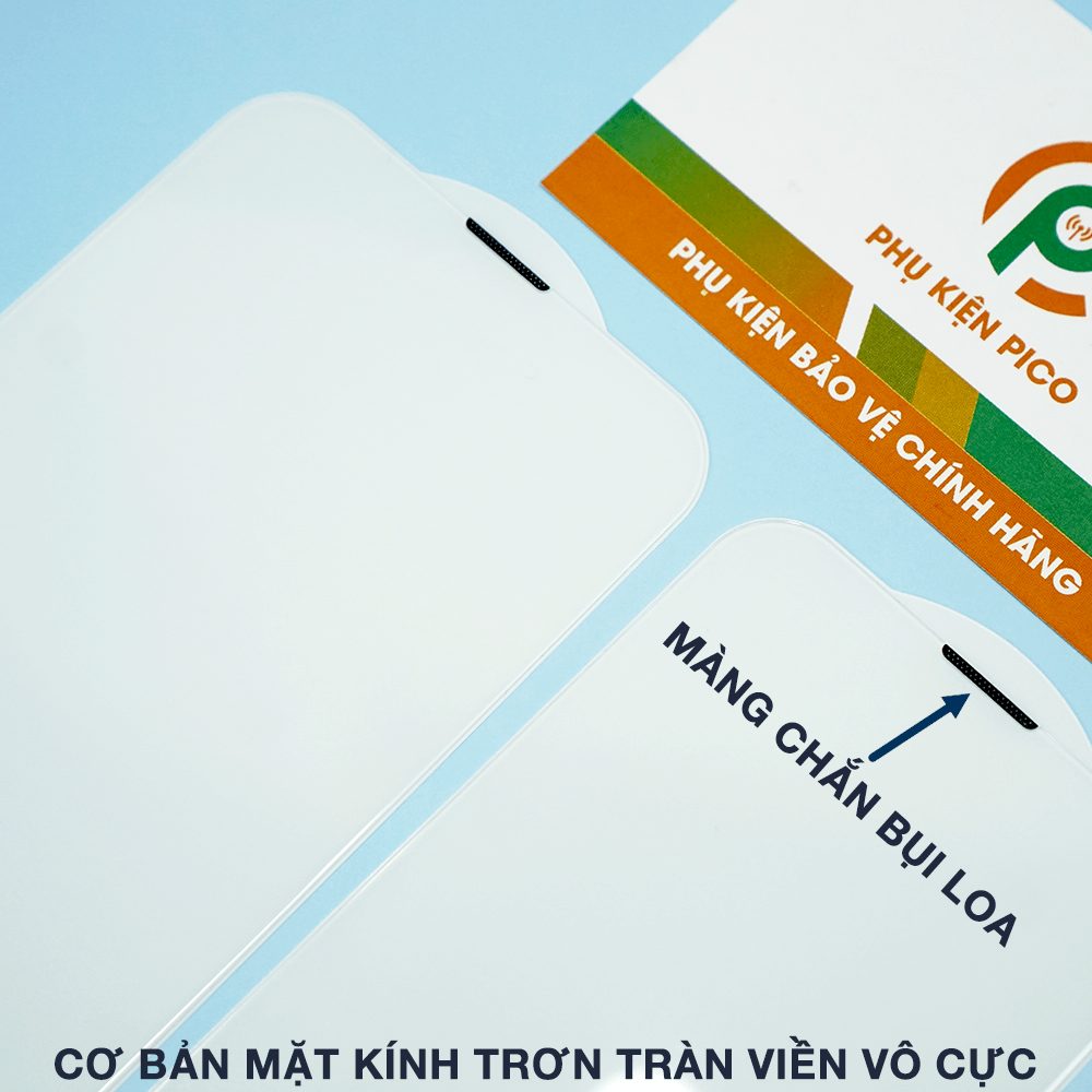 Kính cường lực iPhone 13 Pro Max trong suốt full màn hình có màng bảo vệ loa