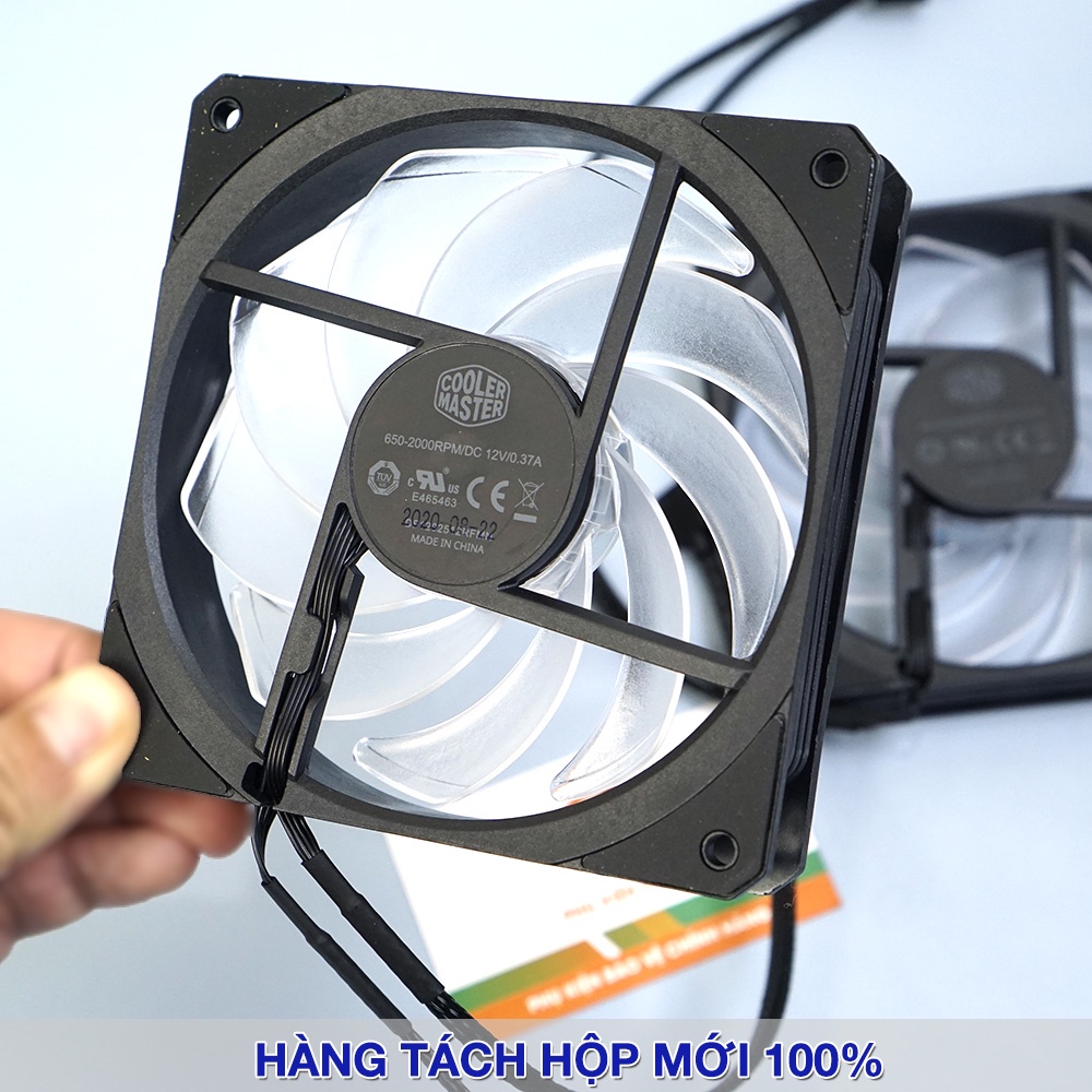 Quạt fan case 12cm Cooler Master SF120R RGB - Fan Cooler Master Masterfan SF120R RGB (tách hộp)