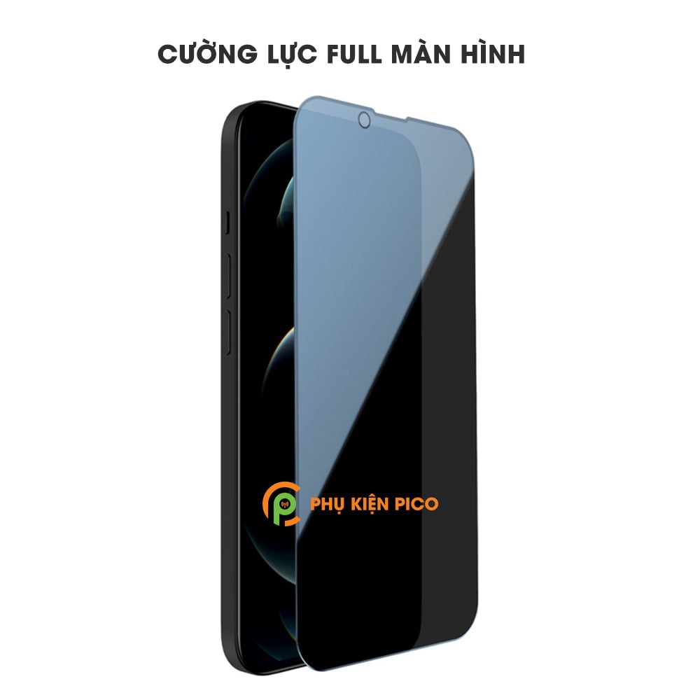Kính cường lực chống nhìn trộm iPhone 13 Pro Max full màn hình chính hãng Nillkin