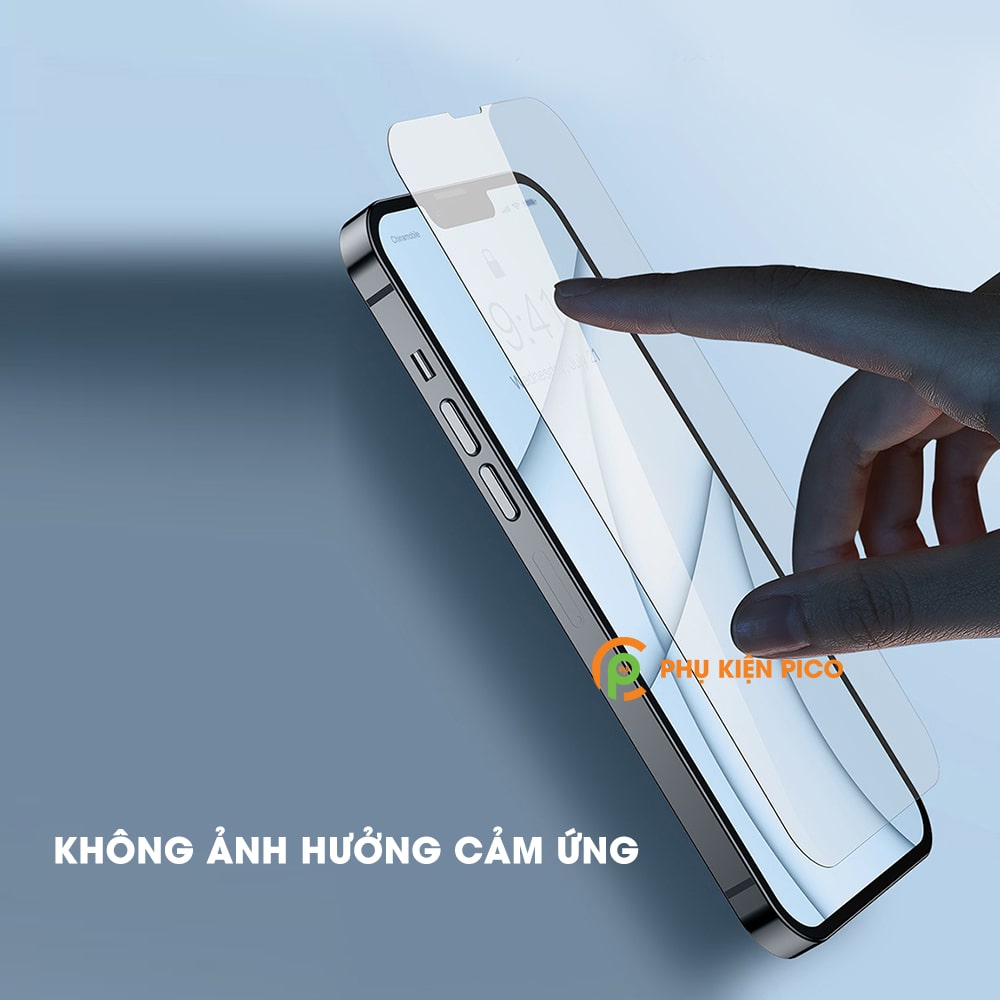 Kính cường lực iPhone 13 Pro trong suốt full màn hình chính hãng GOR