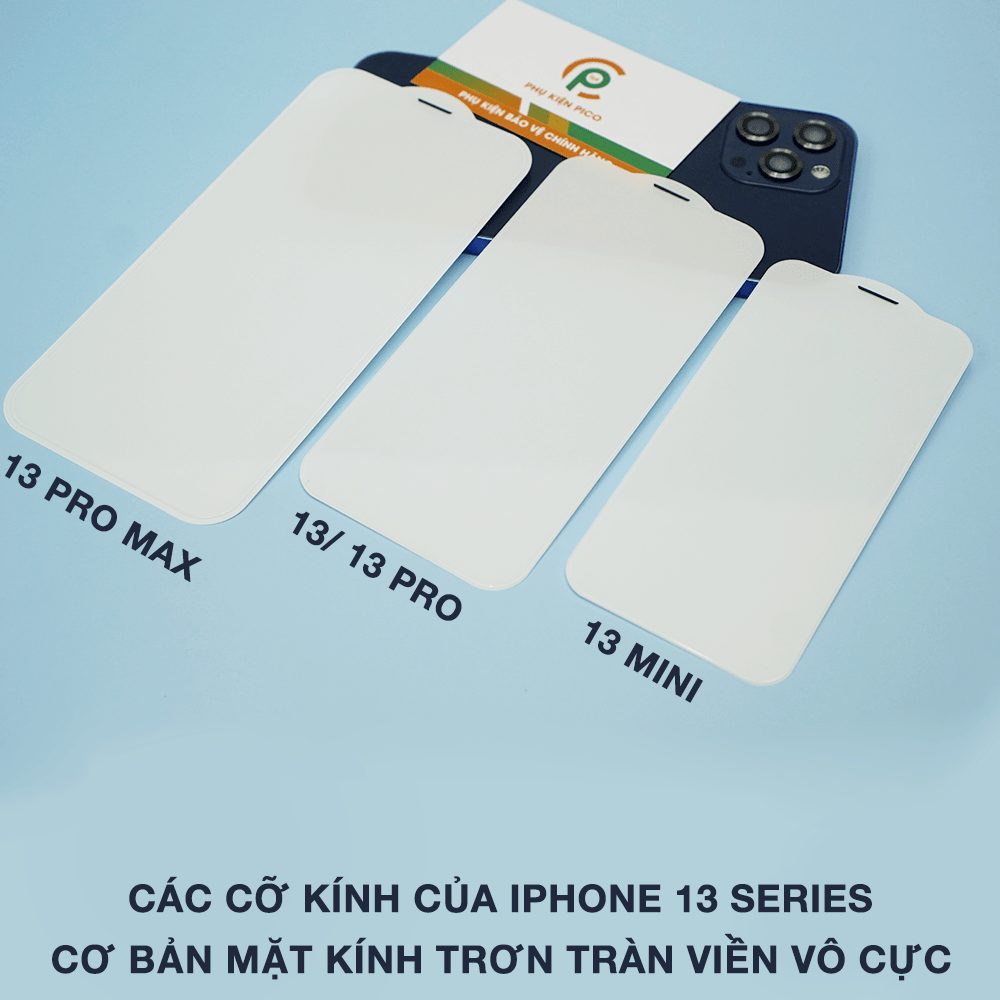 Kính cường lực iPhone 13 Pro trong suốt full màn hình có màng bảo vệ loa