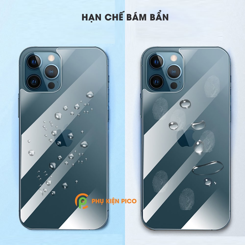 Kính cường lực lưng iPhone 13 Pro Max trong suốt full mặt lưng độ cứng 9H
