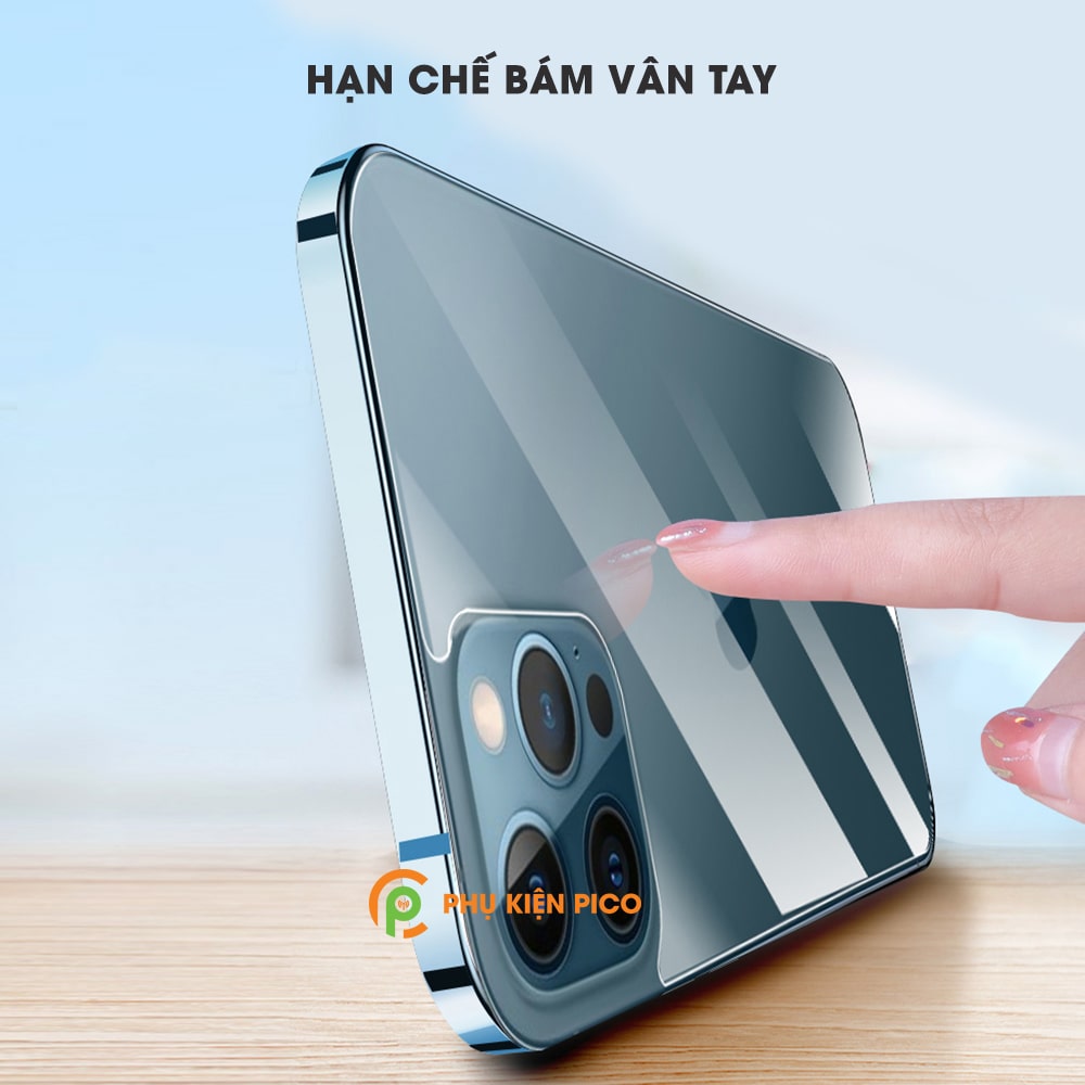 Kính cường lực lưng iPhone 13 Pro Max trong suốt full mặt lưng độ cứng 9H