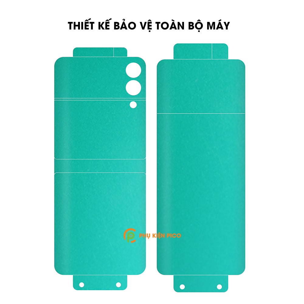 Dán màn hình và dán lưng Samsung Galaxy Z Flip 3 5G 360 độ full 2 mặt trước sau