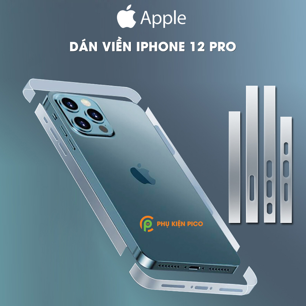Dán viền Iphone 12 Pro PPF cao cấp tự phục hồi vết xước dẻo trong suốt
