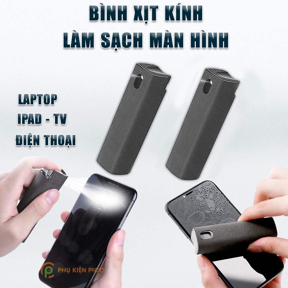 Bình xịt dung dịch làm sạch màn hình vệ sinh điện thoại máy tính bảng laptop