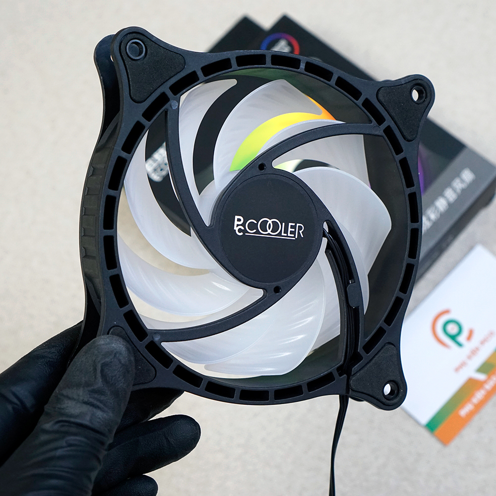Quạt tản nhiệt PC Cooler S RGB Fan case 12cm Fan case máy tính PWM 3 Pin