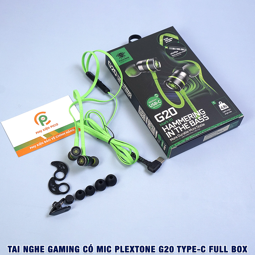 Tai nghe gaming có mic rời Plextone G20 - Tai nghe gaming có dây G20 Plextone chính hãng