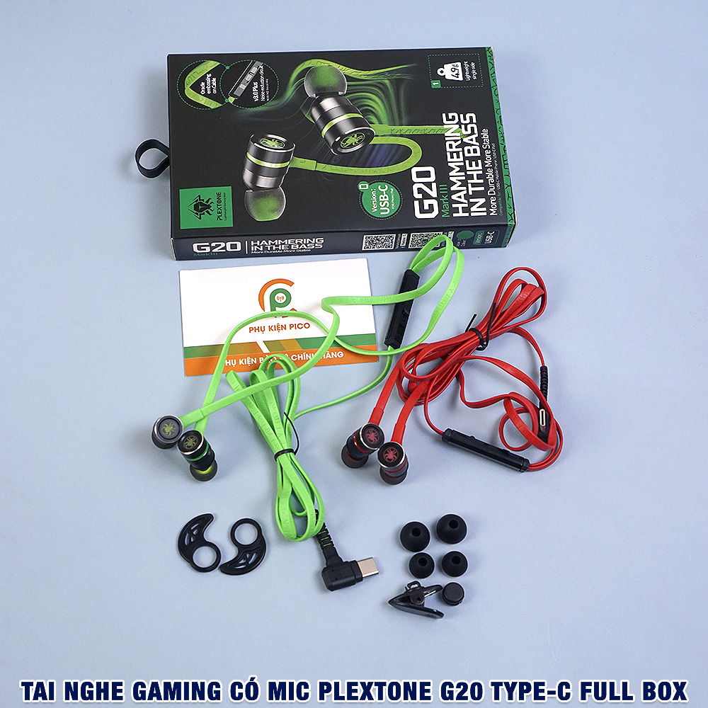 Tai nghe gaming có mic rời Plextone G20 - Tai nghe gaming có dây G20 Plextone chính hãng