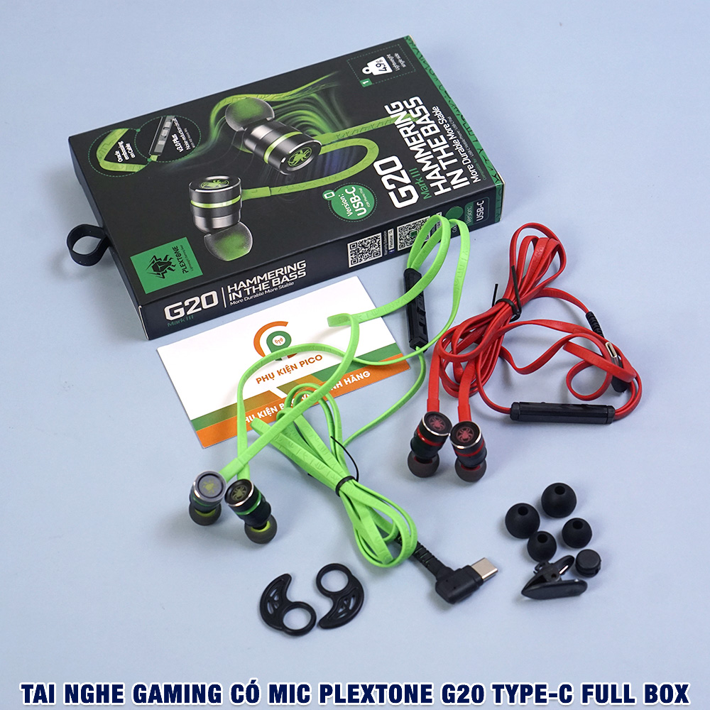 Tai nghe gaming có mic rời Plextone G20 - Tai nghe gaming có dây G20 Plextone chính hãng