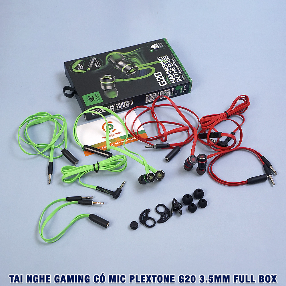 Tai nghe gaming có mic rời Plextone G20 - Tai nghe gaming có dây G20 Plextone chính hãng
