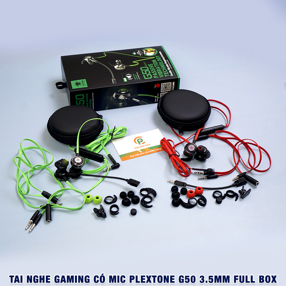 Tai nghe gaming có mic rời Plextone G50 - Tai nghe gaming có dây G50 Plextone chính hãng