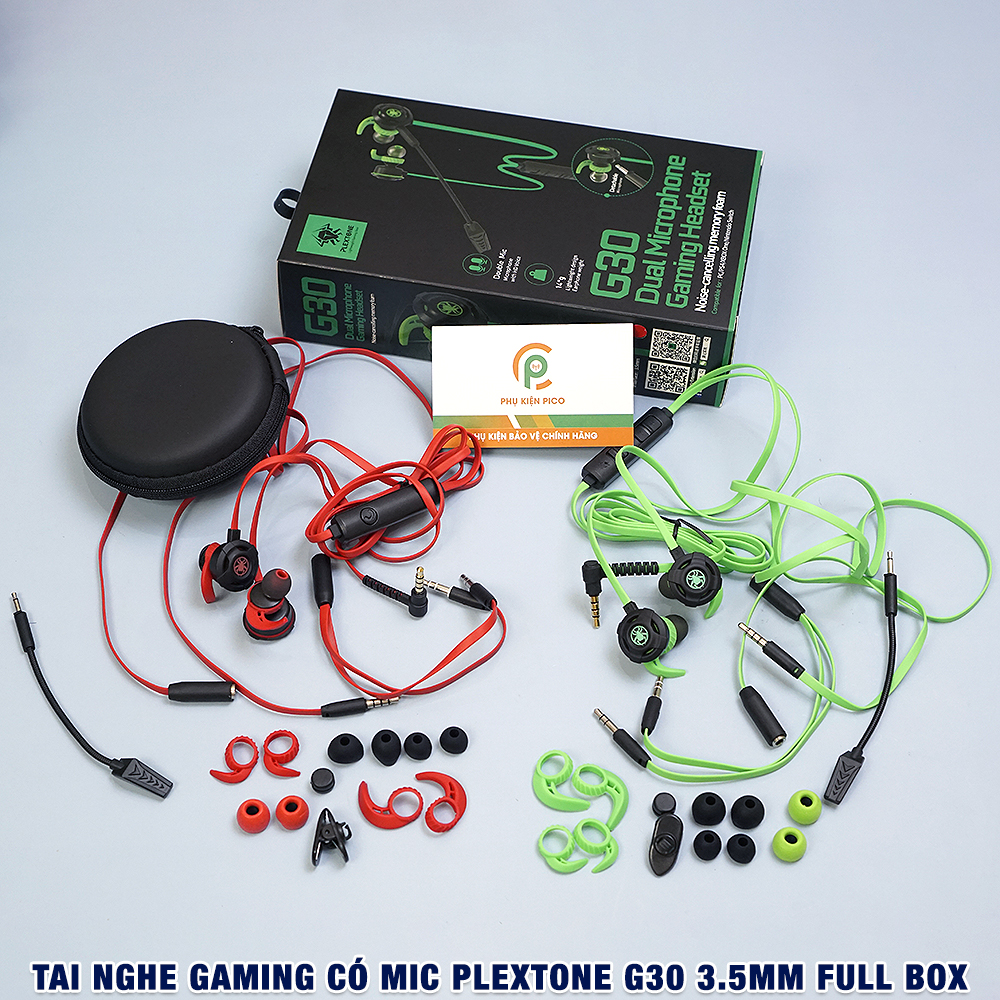 Tai nghe gaming có mic rời Plextone G30 - Tai nghe gaming có dây G30GL Plextone chính hãng
