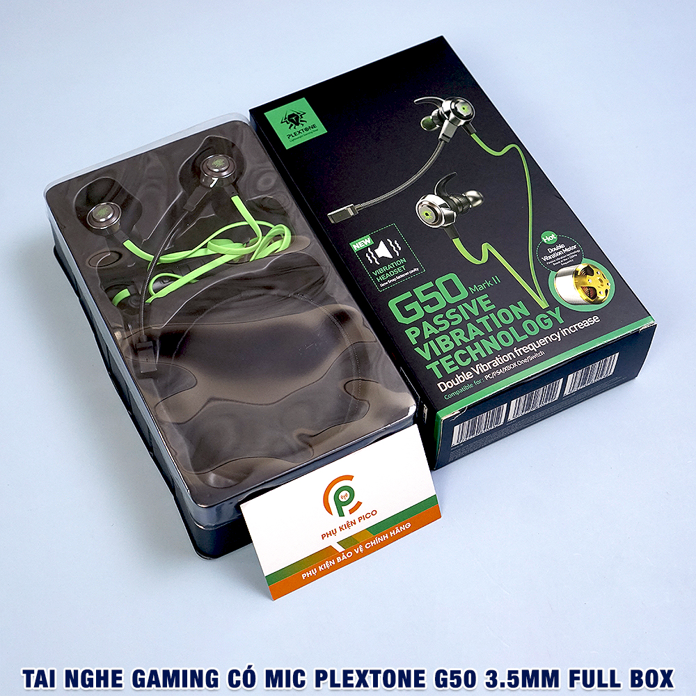 Tai nghe gaming có mic rời Plextone G50 - Tai nghe gaming có dây G50 Plextone chính hãng