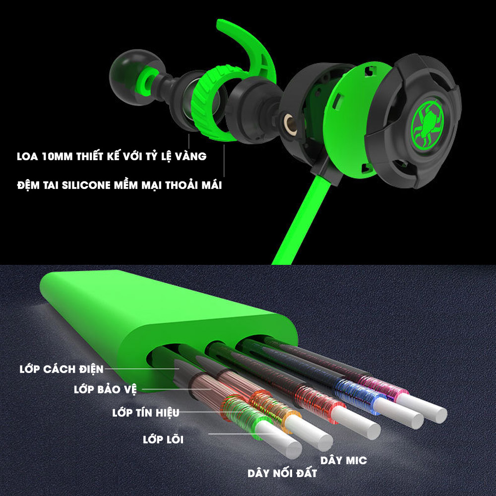 Tai nghe gaming có mic rời Plextone G30 - Tai nghe gaming có dây G30GL Plextone chính hãng