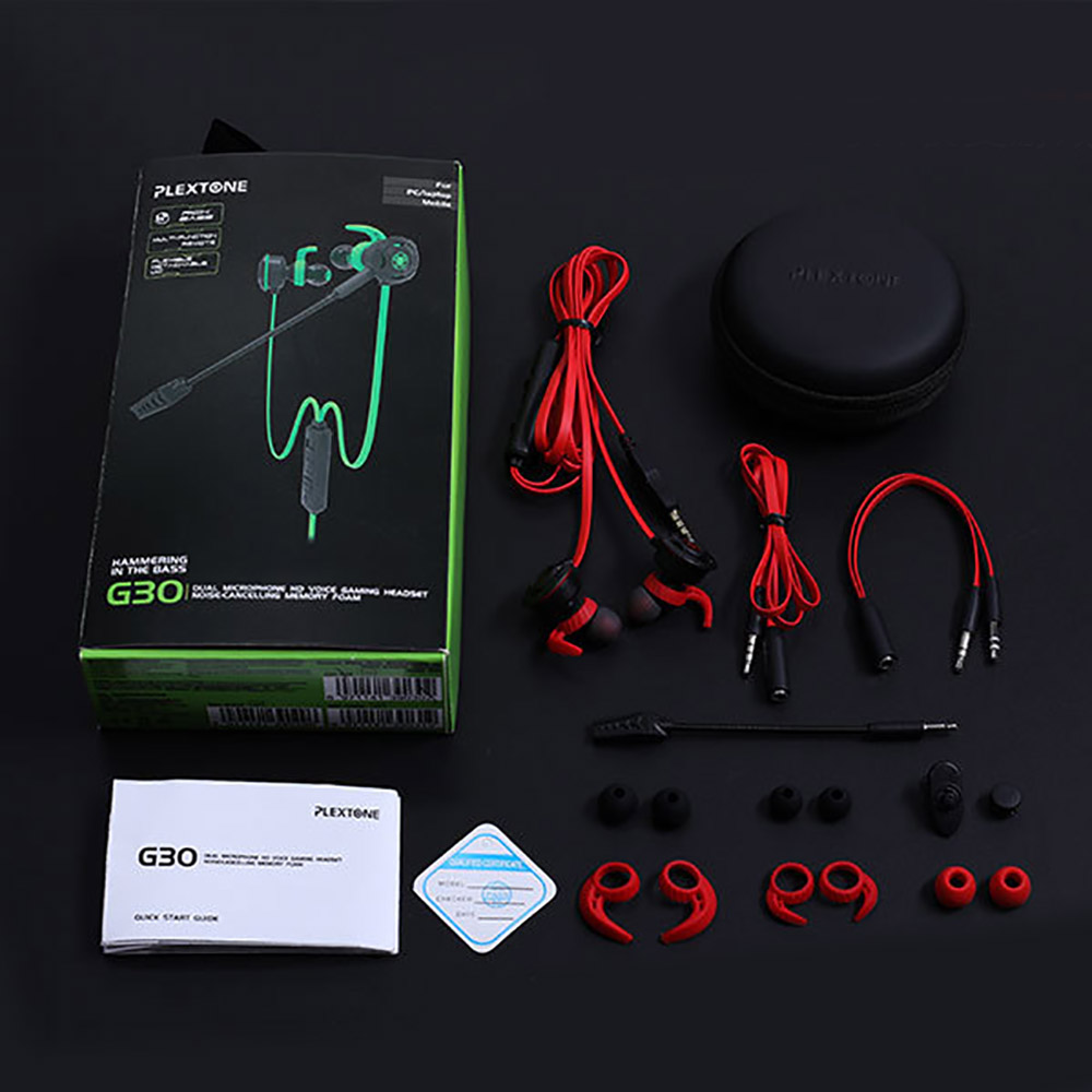 Tai nghe gaming có mic rời Plextone G30 - Tai nghe gaming có dây G30GL Plextone chính hãng
