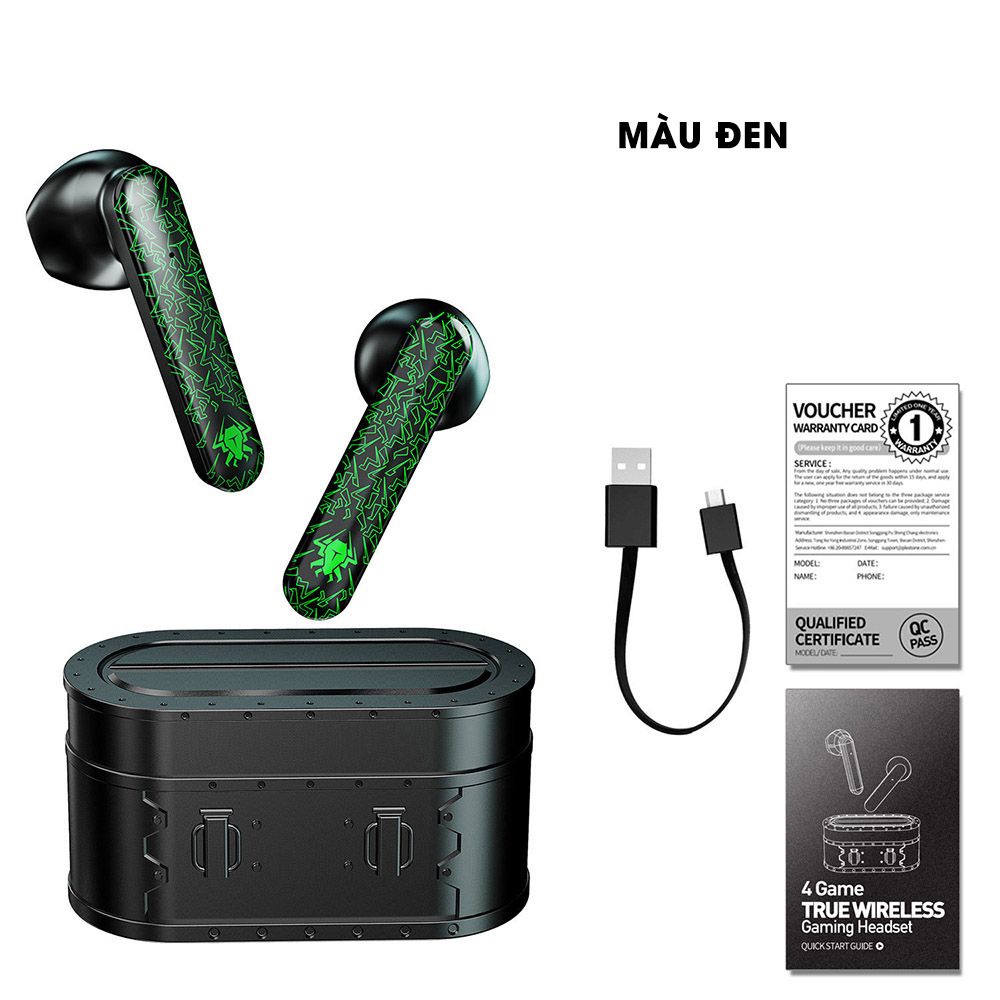 Tai nghe bluetooth PLEXTON 4game 2021 - Tai nghe bluetooth gaming độ trễ thấp - Tai nghe không dây gaming