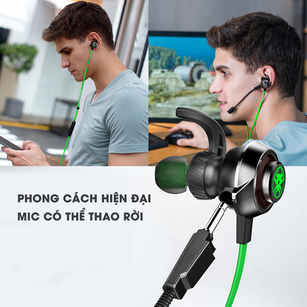 Tai nghe gaming có mic rời Plextone G50 - Tai nghe gaming có dây G50 Plextone chính hãng