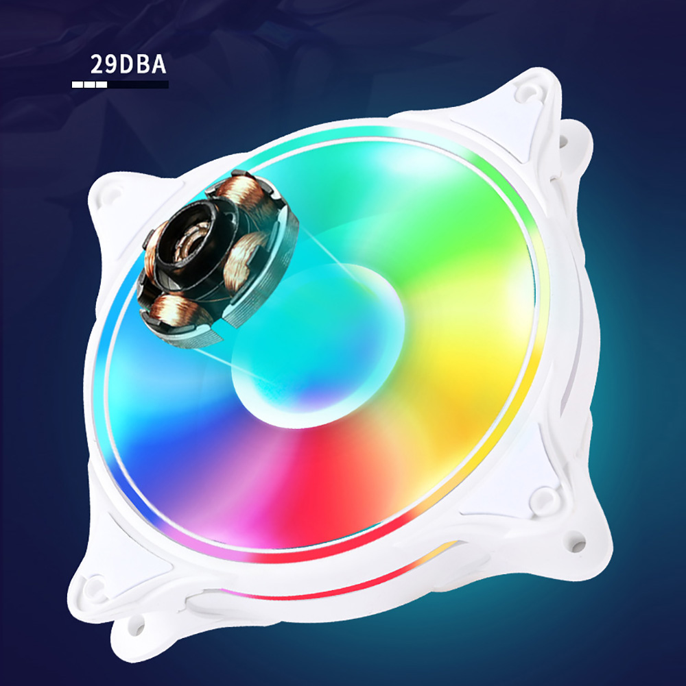 Quạt fan case Halo ARGB Metalfish quạt tản nhiệt PC 12cm sync main Fan Led A RGB máy tính