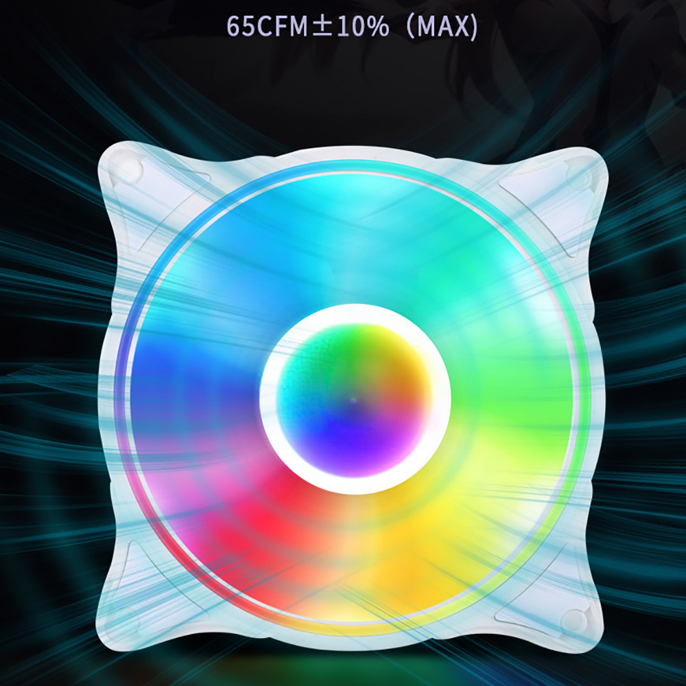 Quạt fan case Halo ARGB Metalfish quạt tản nhiệt PC 12cm sync main Fan Led A RGB máy tính