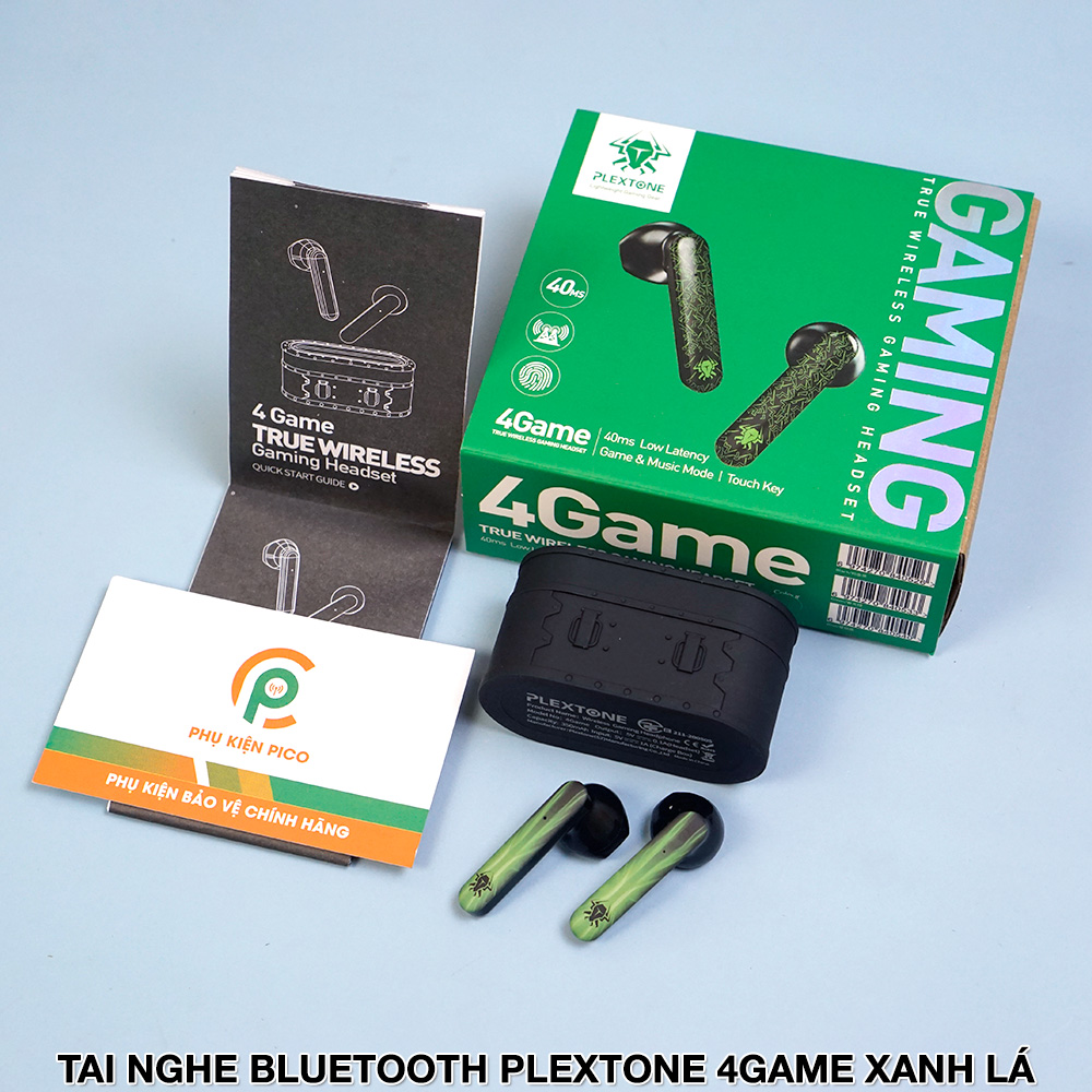 Tai nghe bluetooth PLEXTON 4game 2021 - Tai nghe bluetooth gaming độ trễ thấp - Tai nghe không dây gaming