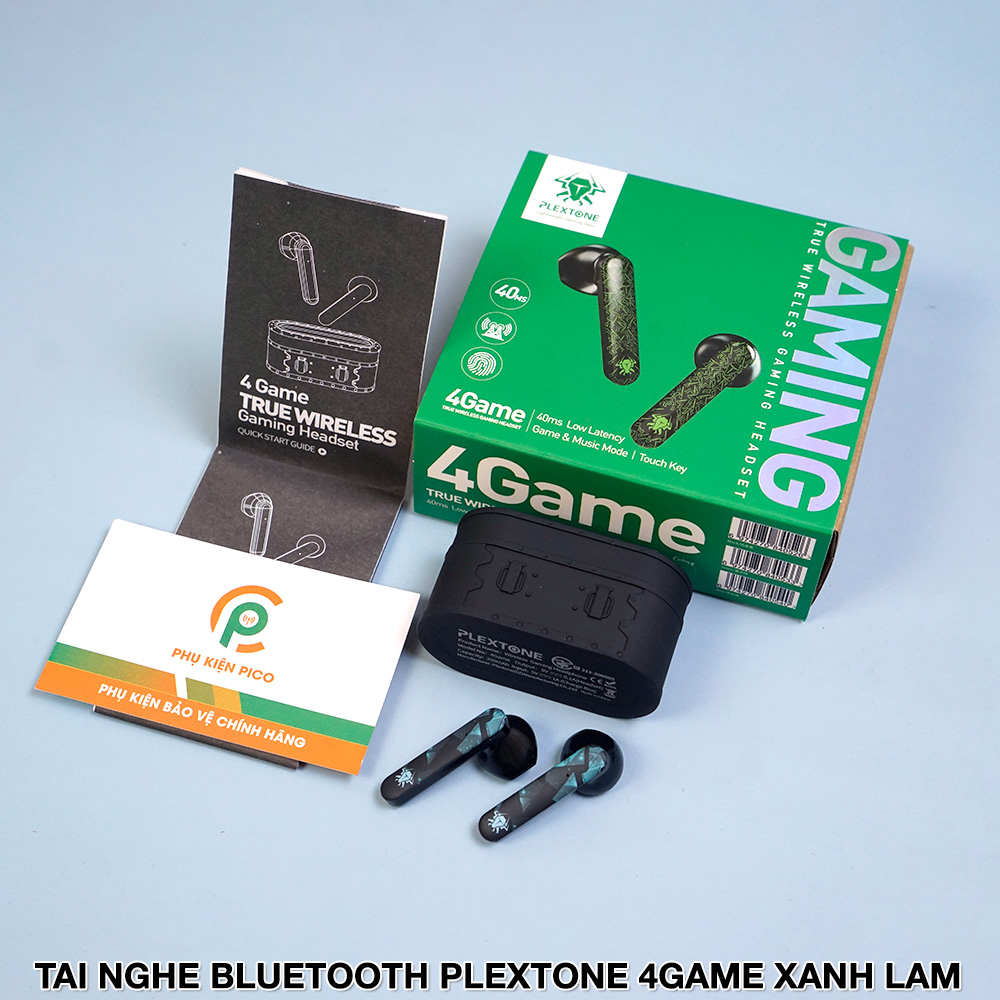 Tai nghe bluetooth PLEXTON 4game 2021 - Tai nghe bluetooth gaming độ trễ thấp - Tai nghe không dây gaming