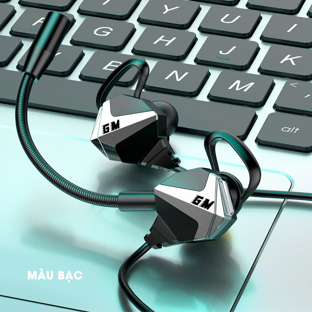 Tai nghe gaming có mic rời G56 3.5mm - Tai nghe gaming có dây G56 Dual driver