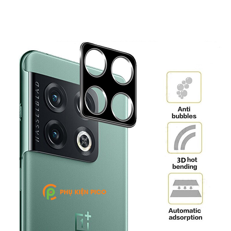 Dán camera Oneplus 10 Pro thấu kính nổi 3D độ cứng 9H trong suốt