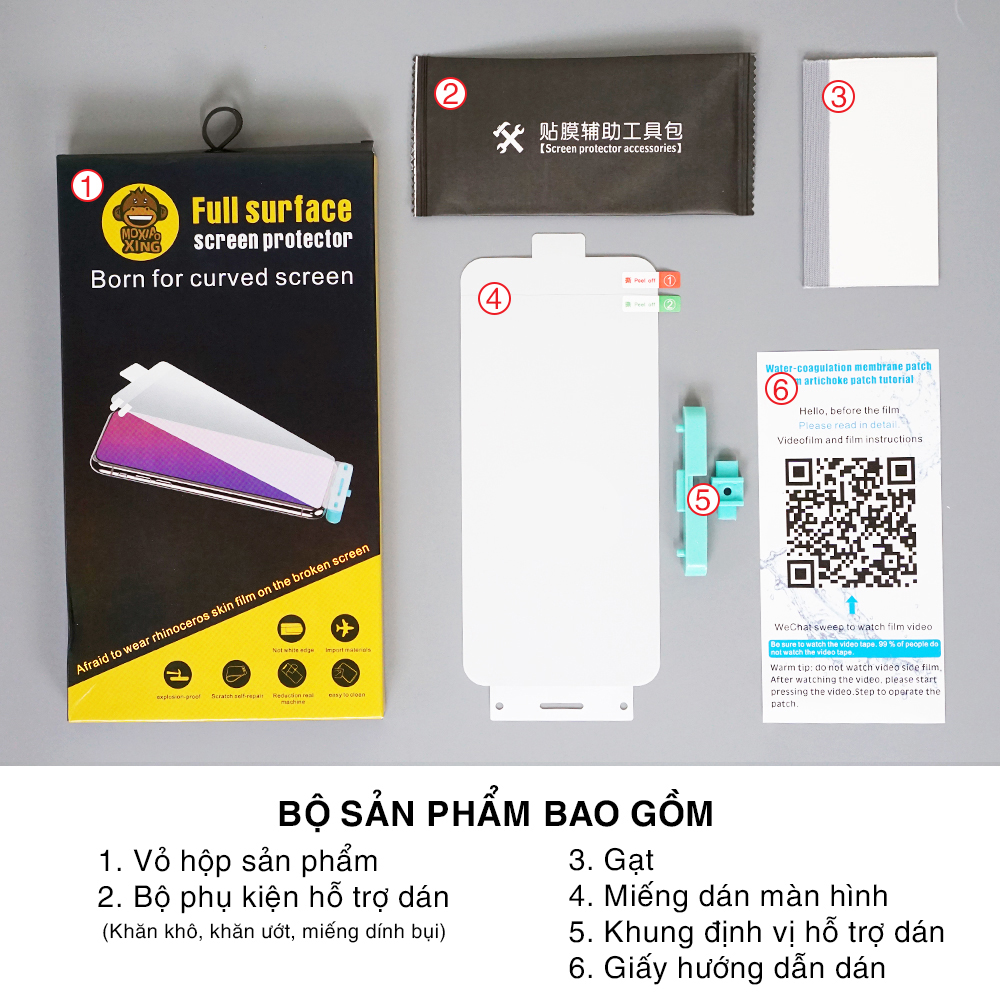 Dán màn hình Oppo Find X5 full màn hình PPF chính hãng Moxiao Xing