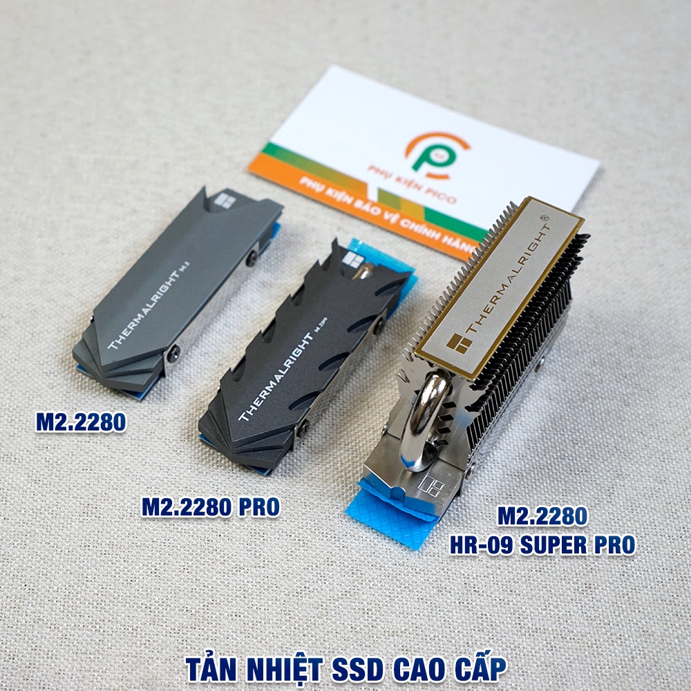 Tản nhiệt SSD HR-09 2280 Super Pro Thermalright chính hãng tản tháp kèm ống đồng