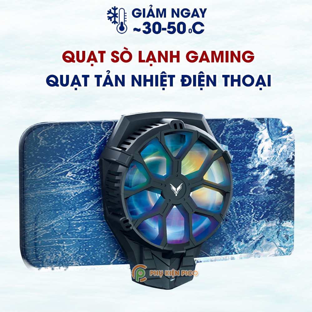 Quạt tản nhiệt điện thoại FY01 sò lạnh chống giật lag khi chơi game, livetream
