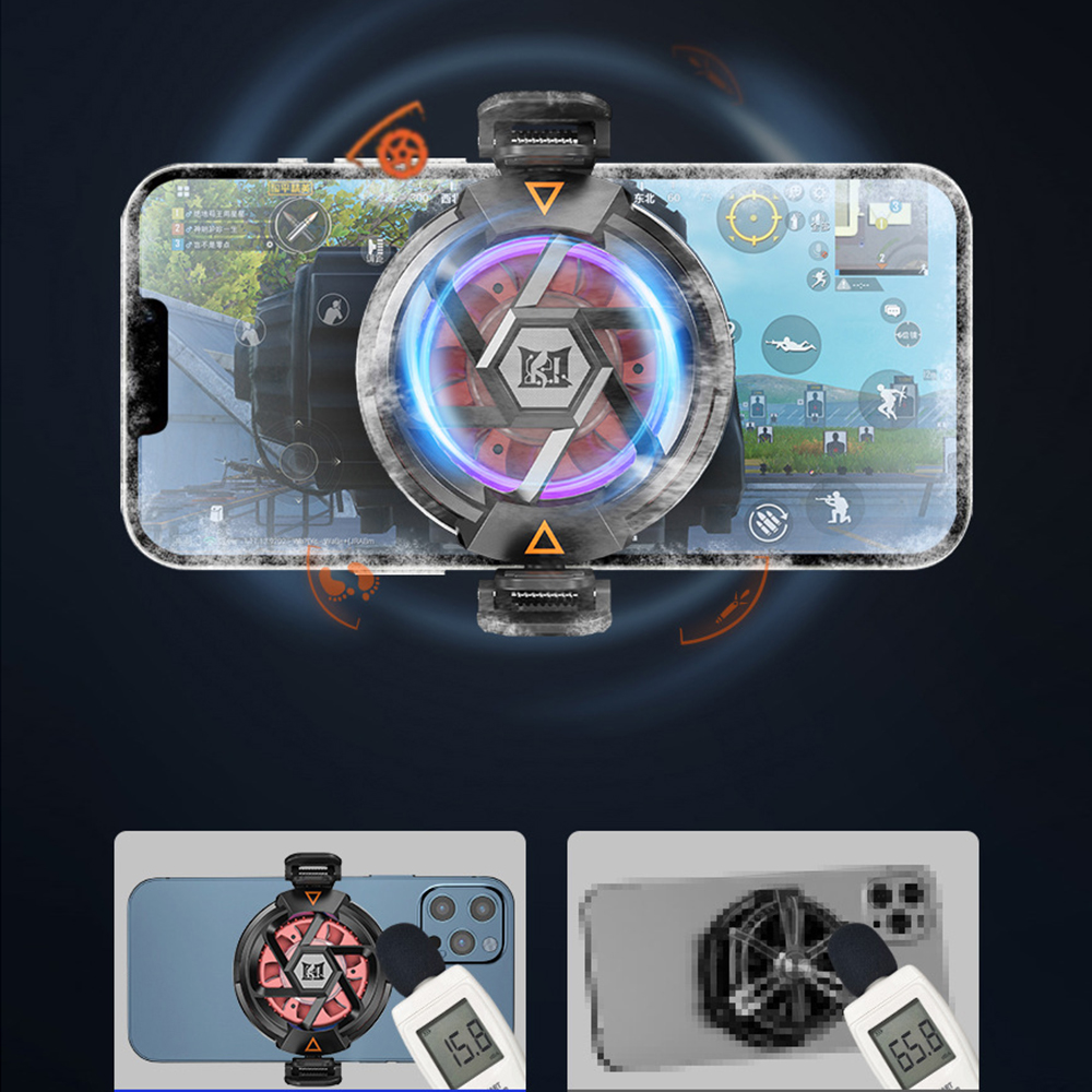 Quạt tản nhiệt điện thoại N5 sò lạnh thế hệ mới TEC làm lạnh gấp 3 lần chân kẹp từ tính