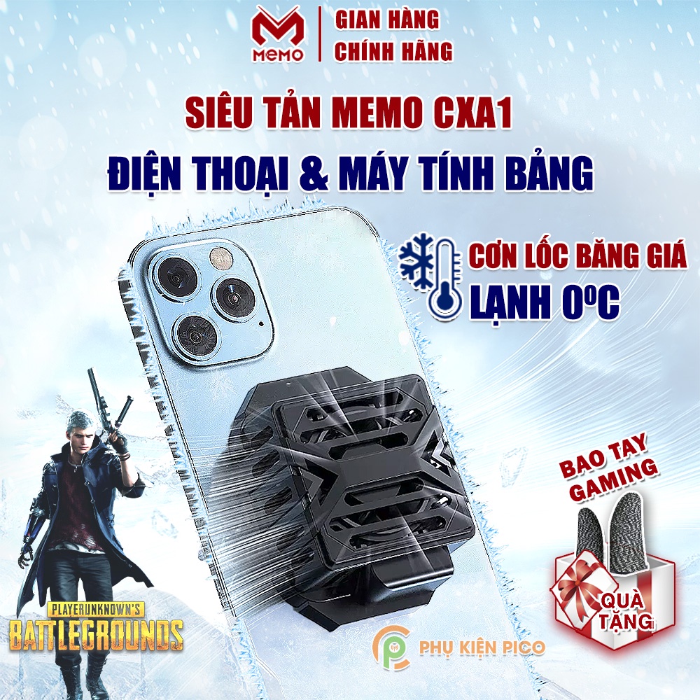Quạt tản nhiệt điện thoại Memo CXA1 Quạt sò lạnh từ tính Gaming thế hệ mới