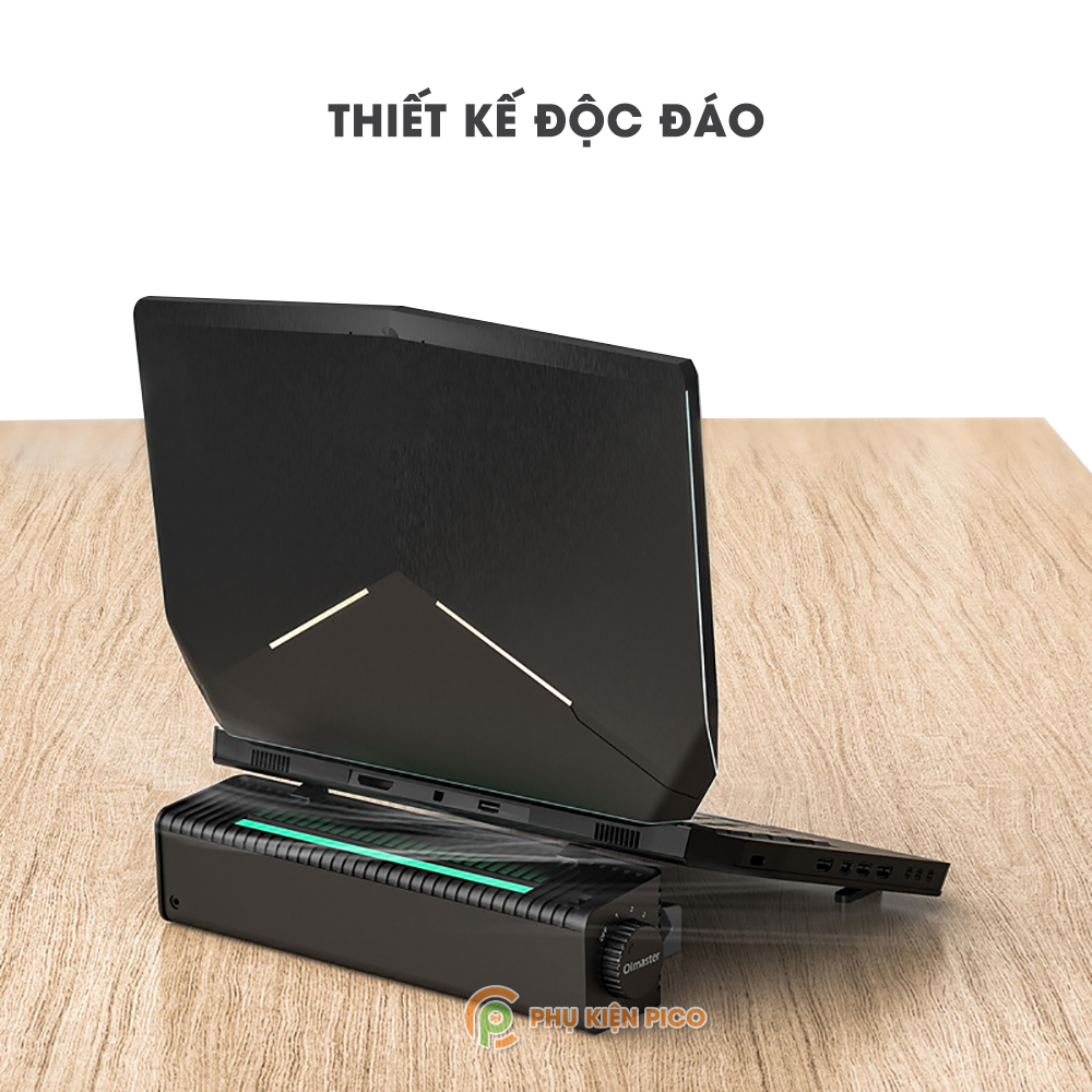 Giá đỡ quạt tản nhiệt Laptop Macbook Surface Book Pro - Đế tản nhiệt Latop máy tính gió mạnh X2 Gaming