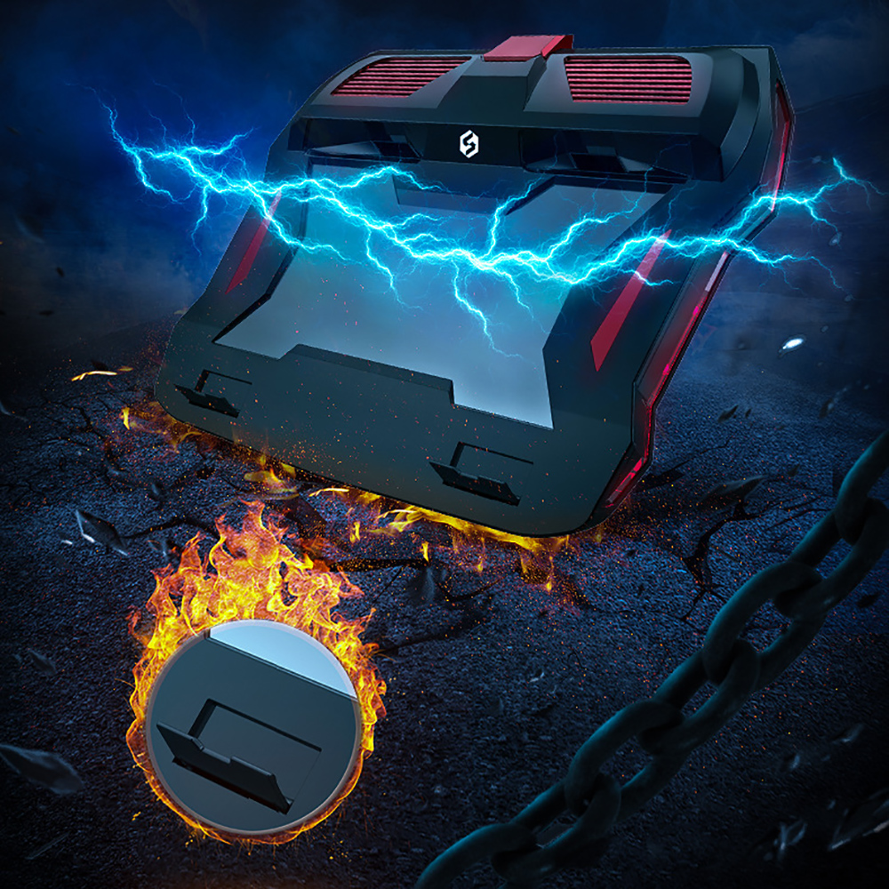 Quạt tản nhiệt Laptop Gaming Pro - Đế tản nhiệt Macbook - Surface book quạt 3000 vòng/phút led RGB Sow Wong Y7000P